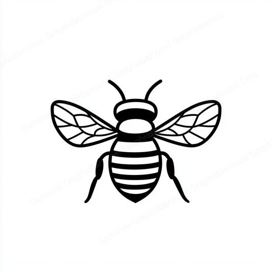 Bee Vector Graphic preview