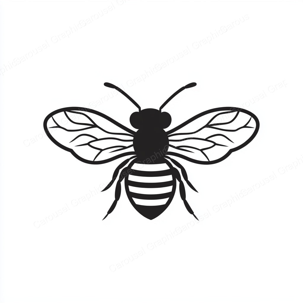Bee Vector Graphic preview