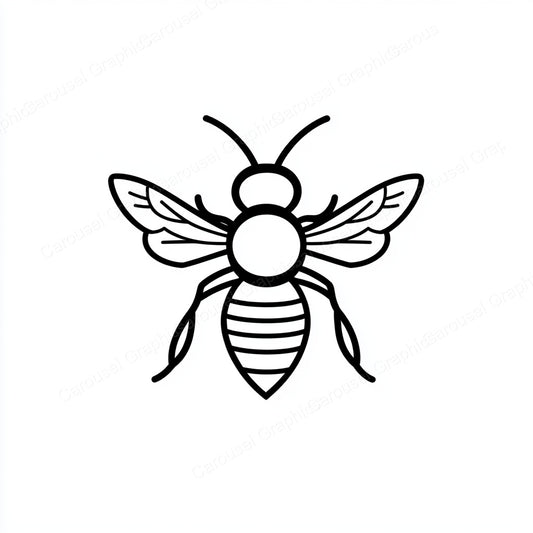 Bee Vector Graphic preview