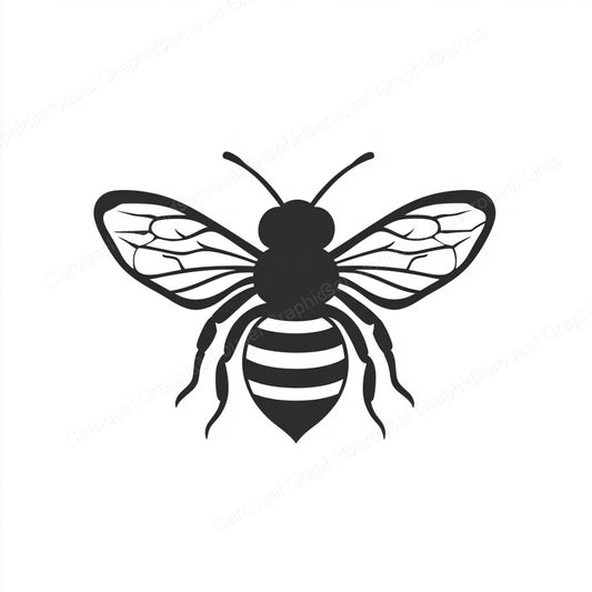 Bee Vector Graphic preview
