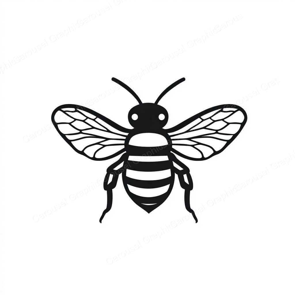 Bee Vector Graphic preview