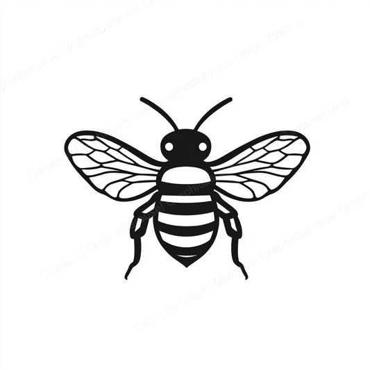 Bee Vector Graphic preview