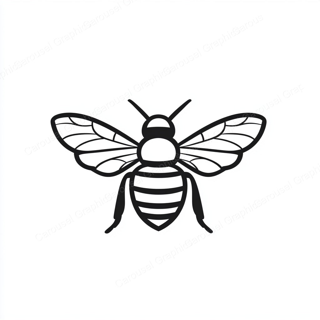Bee Vector Graphic preview