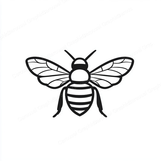 Bee Vector Graphic preview