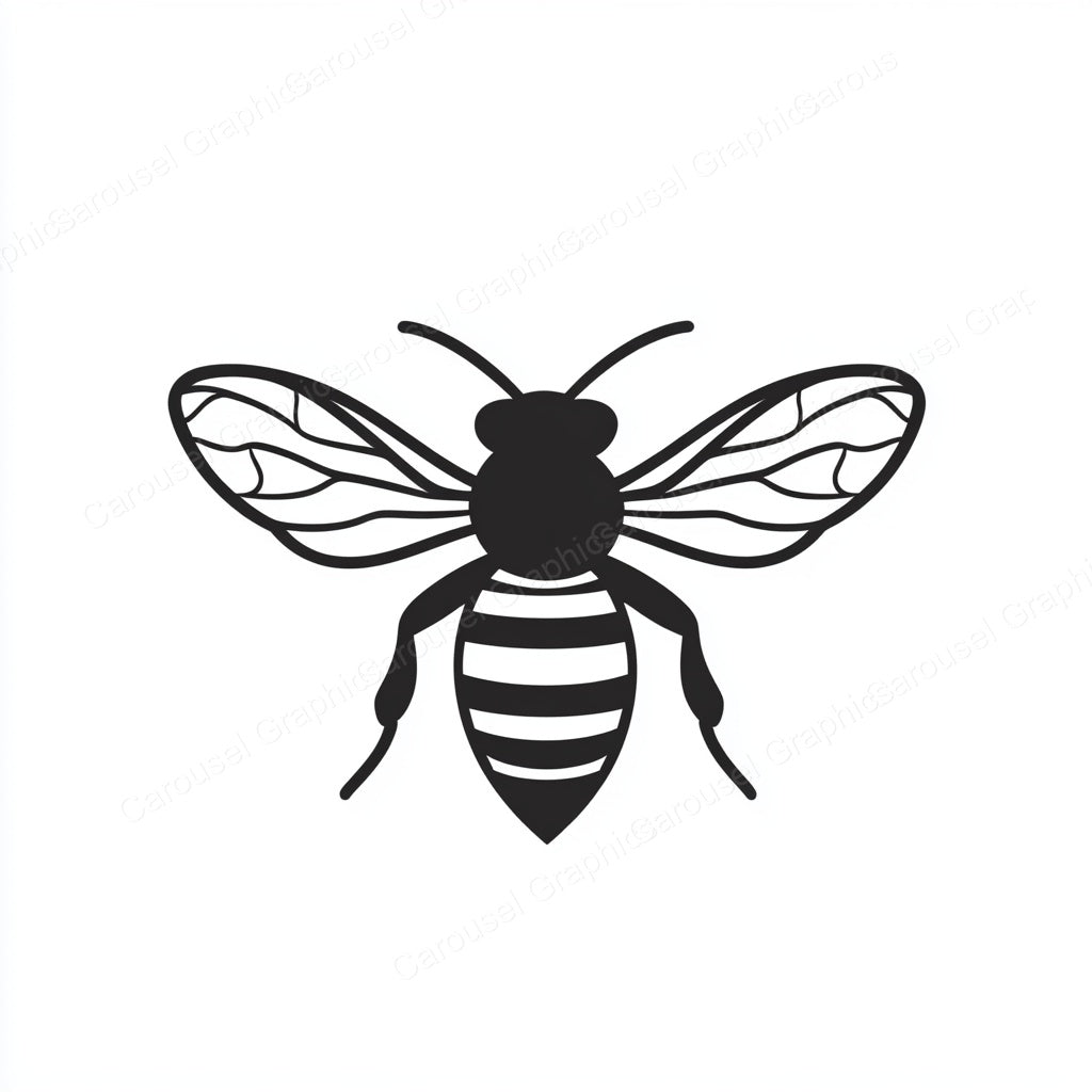 Bee Vector Graphic preview