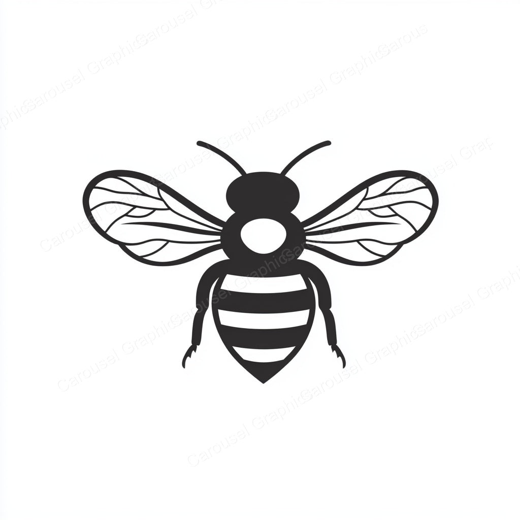 Bee Vector Graphic preview