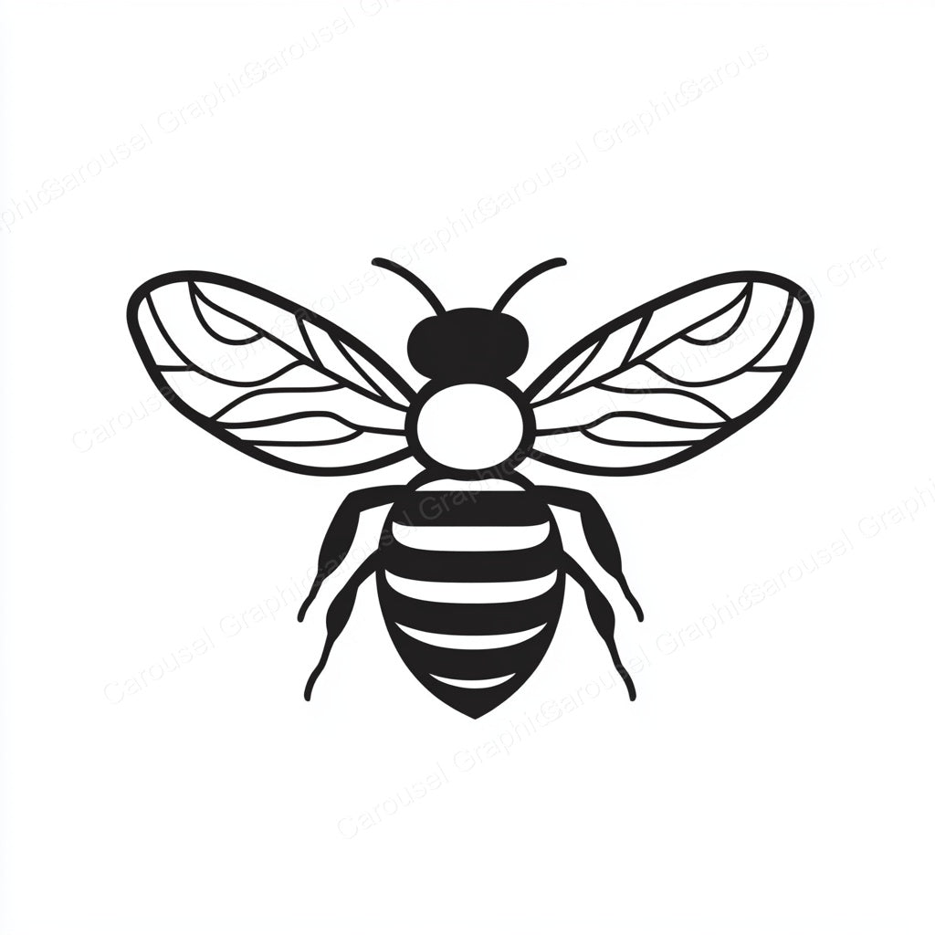Bee Vector Graphic preview