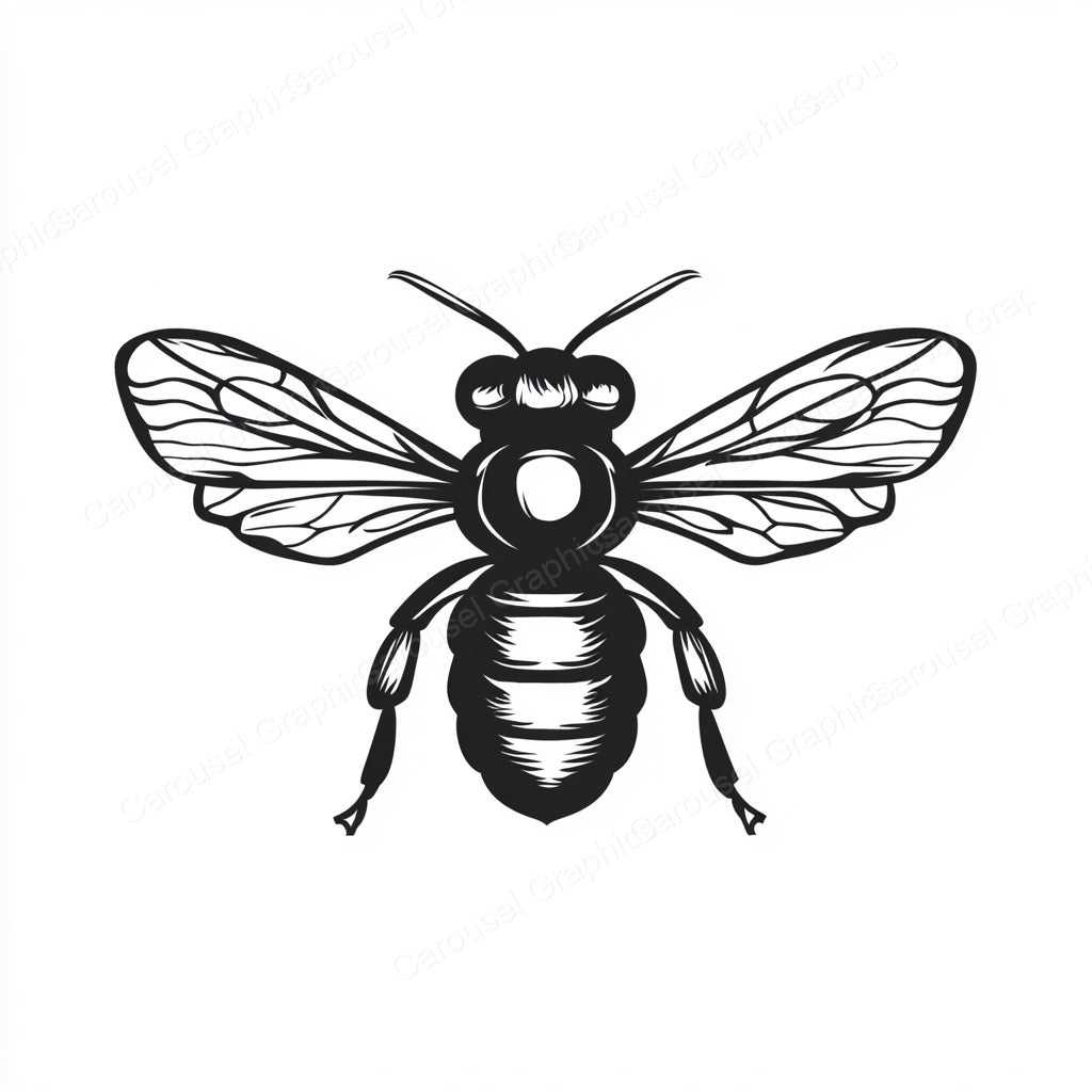 Bee Vector Graphic preview