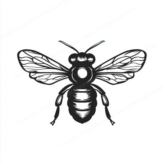Bee Vector Graphic preview