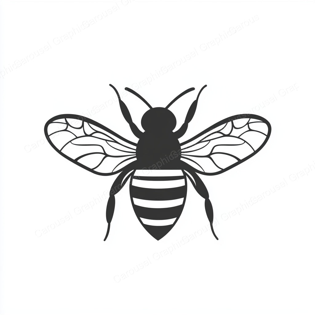 Bee Vector Graphic preview