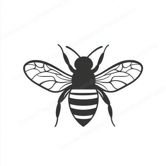 Bee Vector Graphic preview
