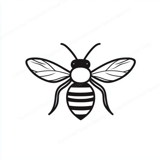 Bee Vector Graphic preview