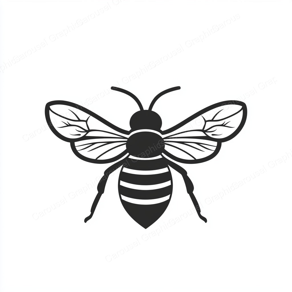 Bee Vector Graphic preview