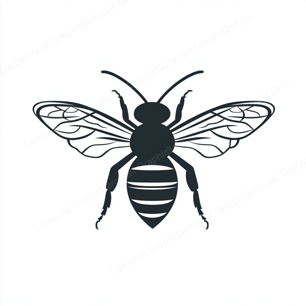 Bee Vector Graphic preview
