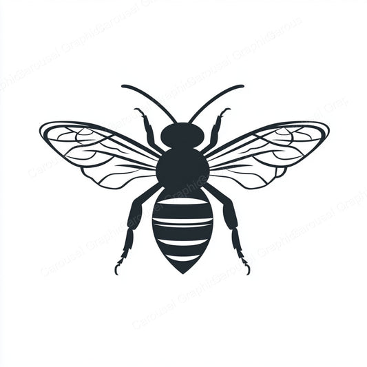 Bee Vector Graphic preview