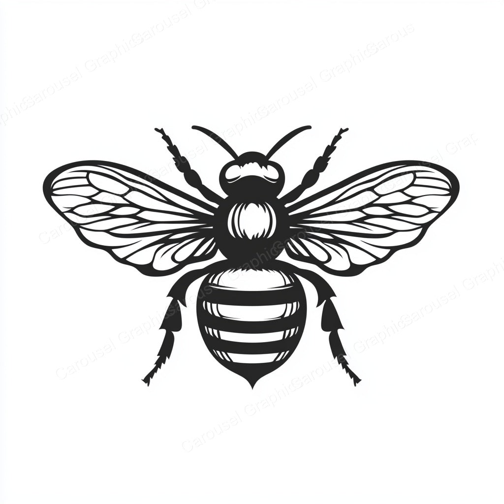 Bee Vector Graphic preview