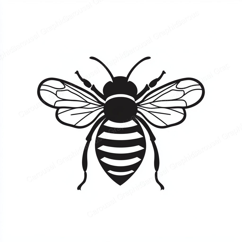 Bee Vector Graphic preview