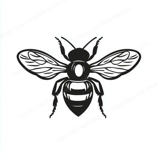Bee Vector Graphic preview