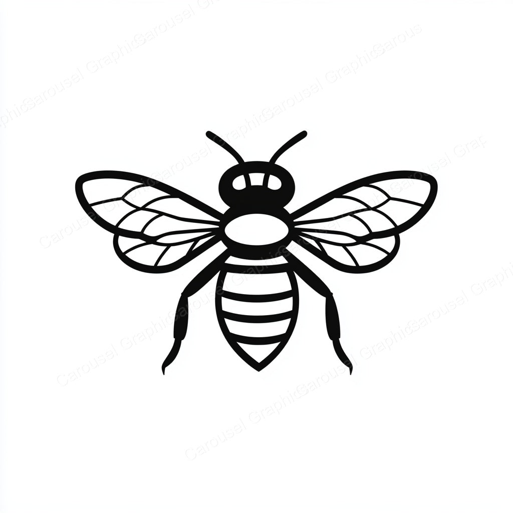 Bee Vector Graphic preview