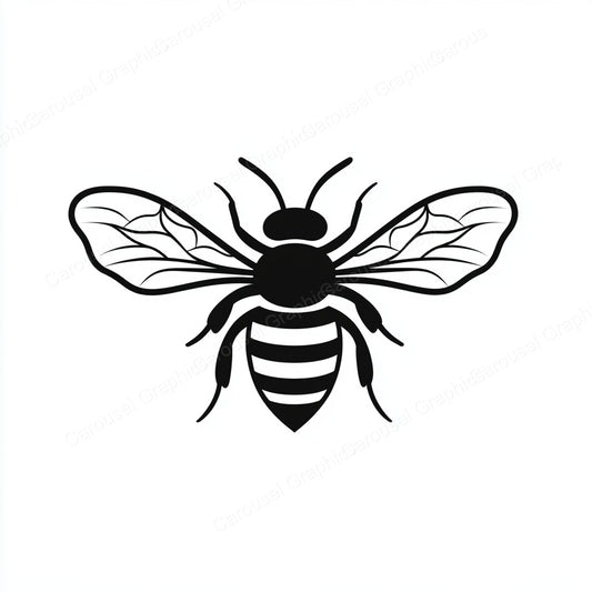 Bee Vector Graphic preview