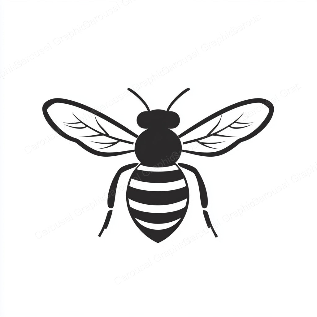 Bee Vector Graphic preview