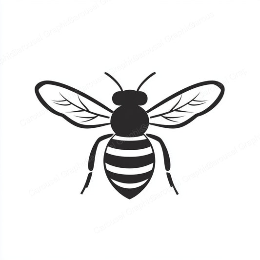 Bee Vector Graphic preview