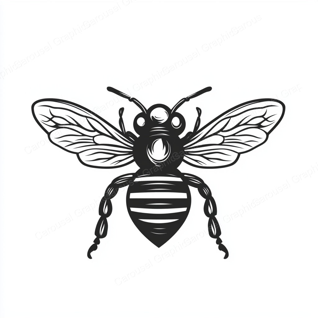 Bee Vector Graphic preview