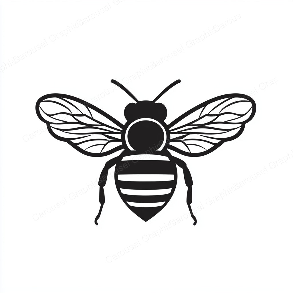 Bee Vector Graphic preview