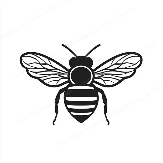 Bee Vector Graphic preview