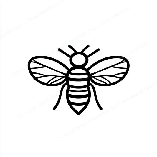 Bee Vector Graphic preview