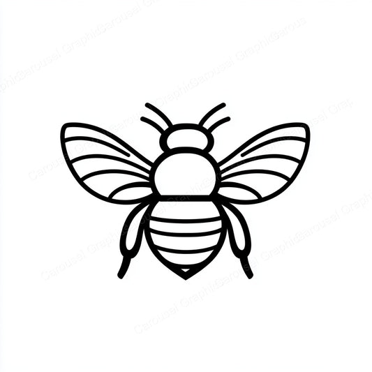 Bee Vector Graphic preview