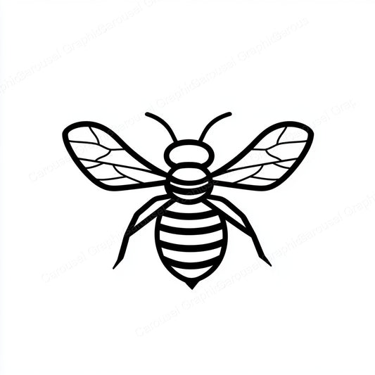 Bee Vector Graphic preview