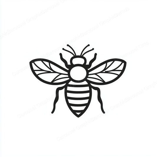 Bee Vector Graphic preview