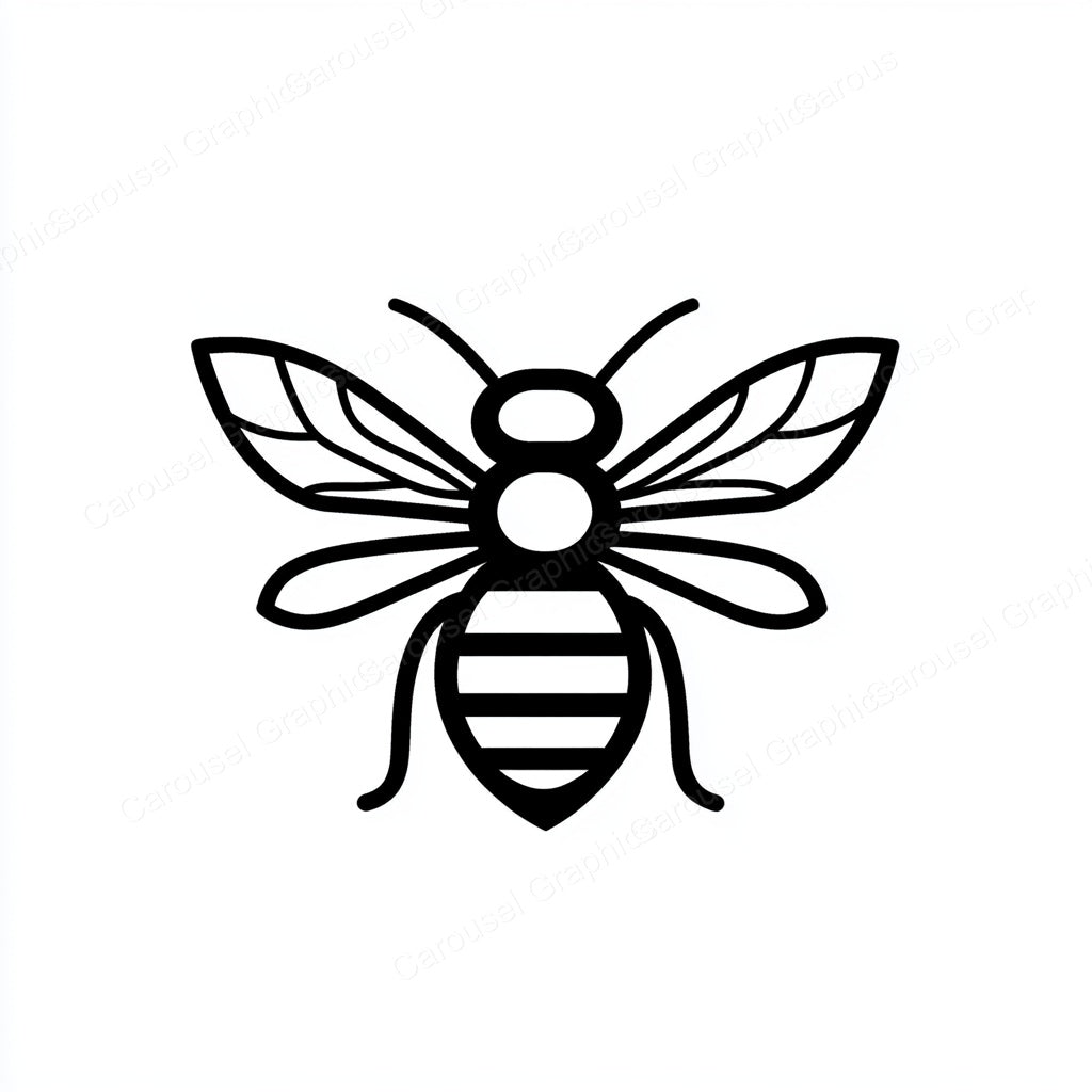 Bee Vector Graphic preview