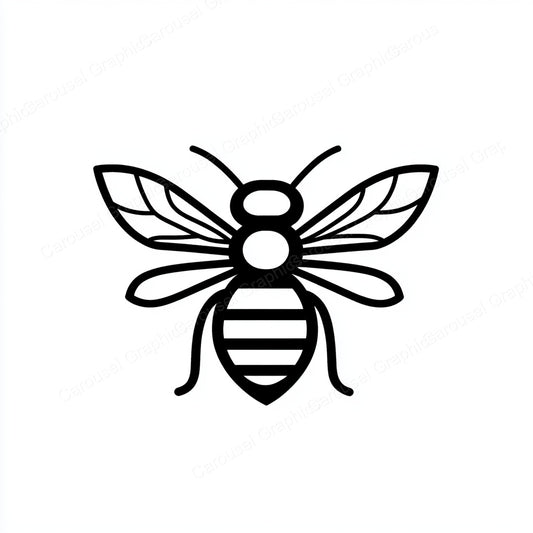 Bee Vector Graphic preview