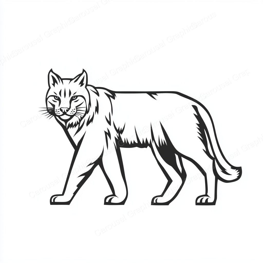 Bobcat Vector Graphic preview