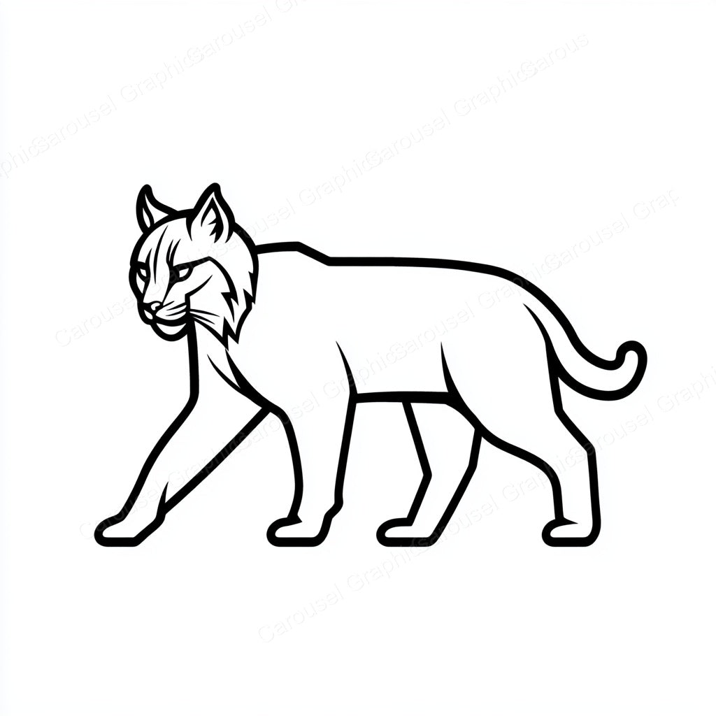 Bobcat Vector Graphic preview