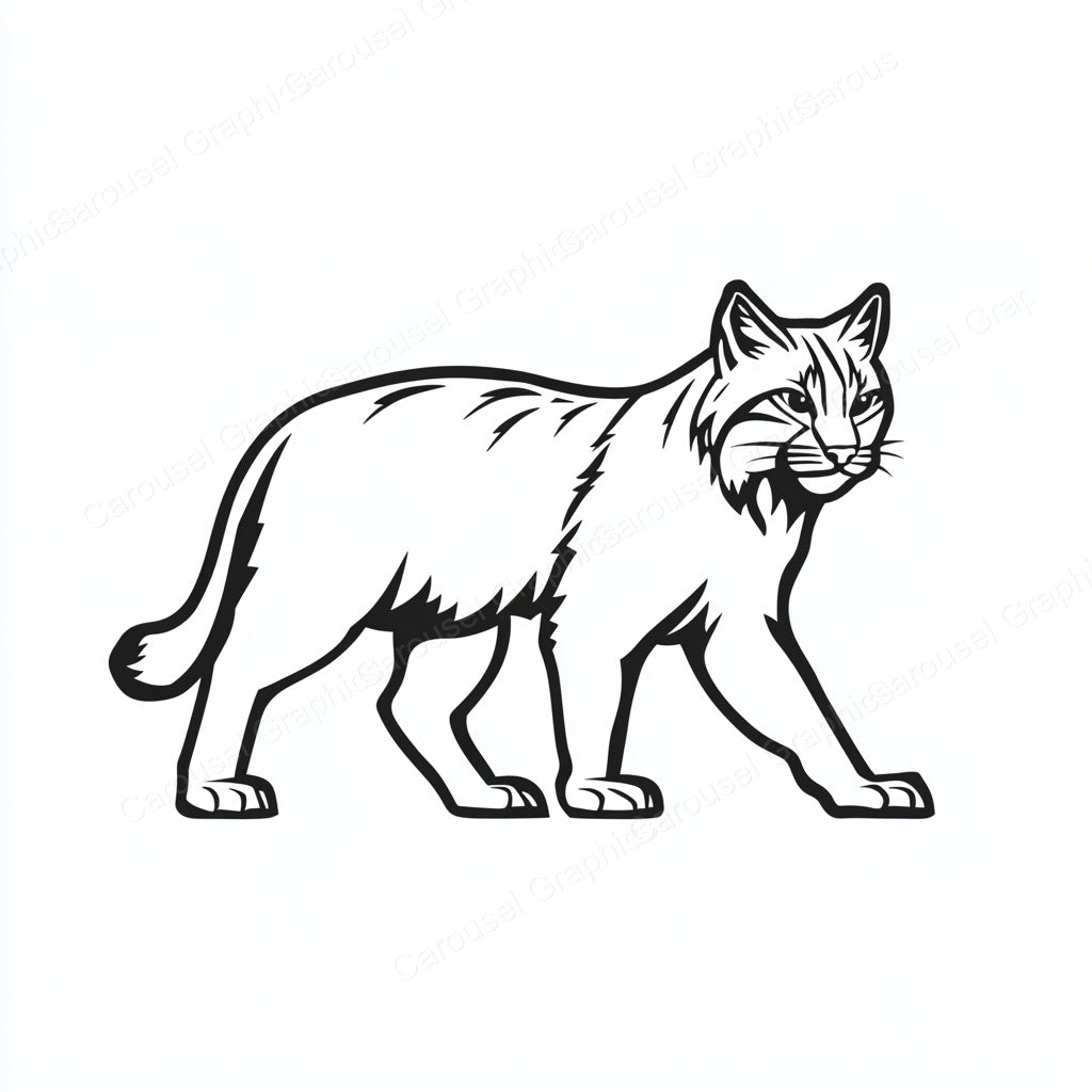 Bobcat Vector Graphic preview