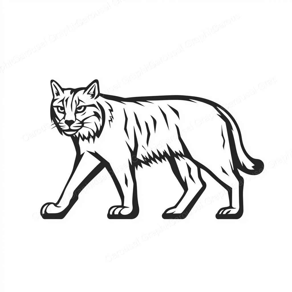 Bobcat Vector Graphic preview