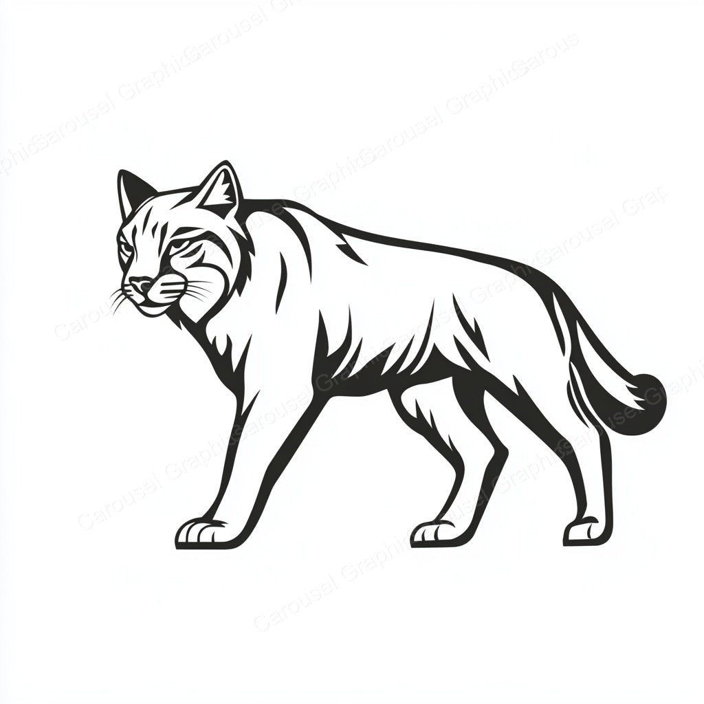 Bobcat Vector Graphic preview
