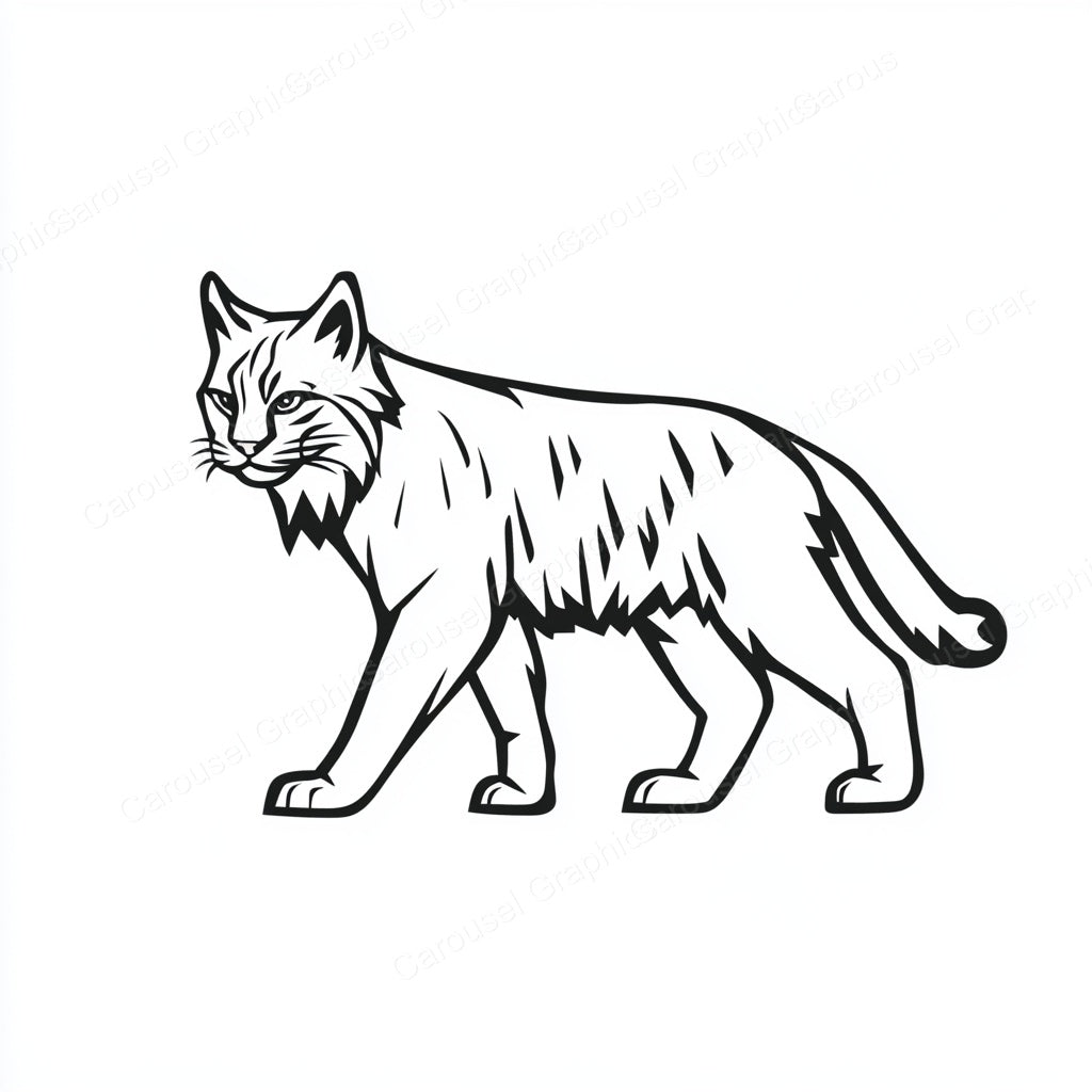 Bobcat Vector Graphic preview