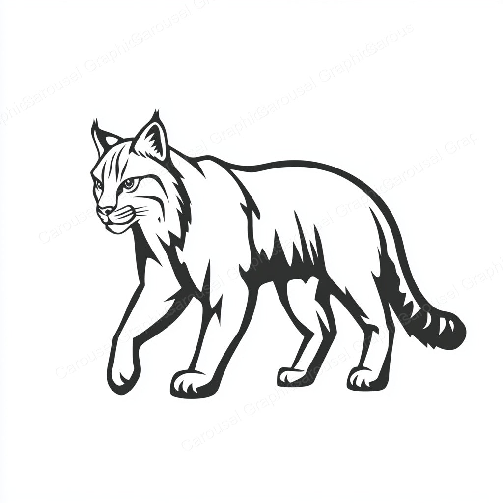 Bobcat Vector Graphic preview