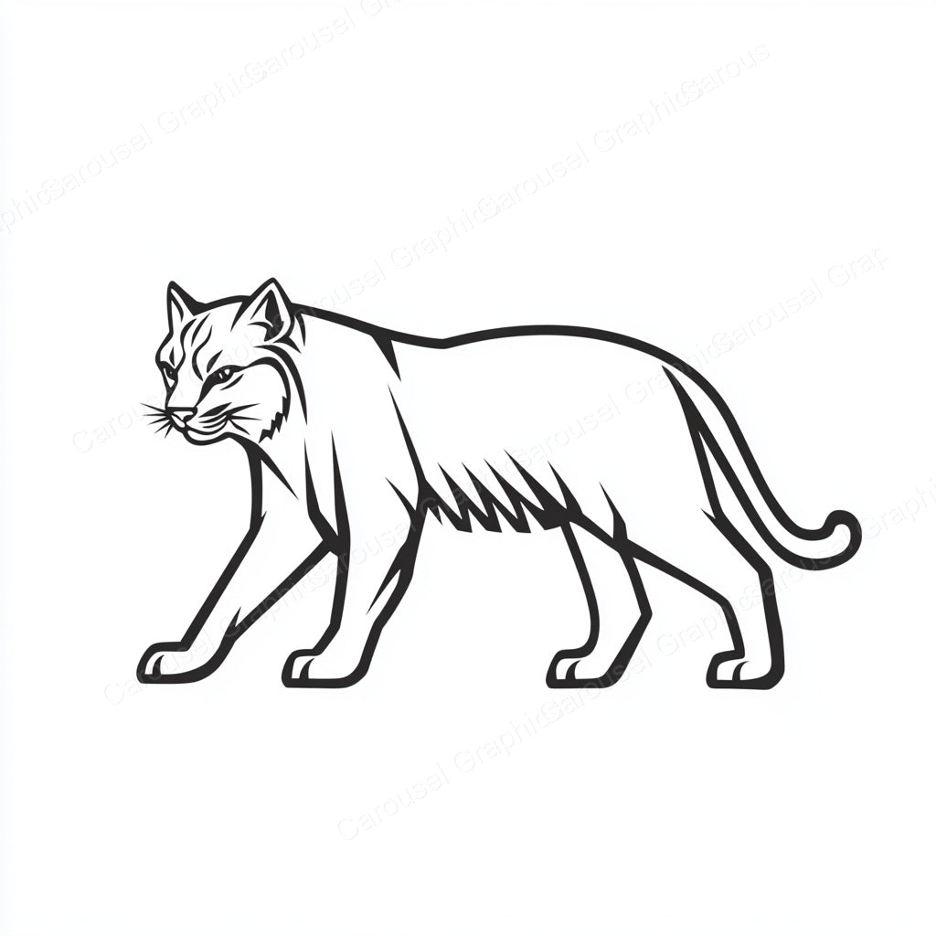 Bobcat Vector Graphic preview