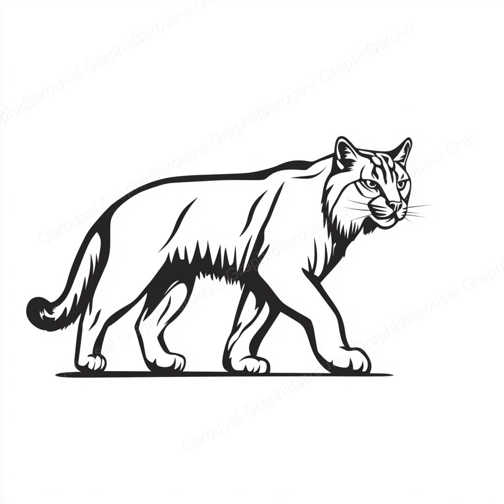 Bobcat Vector Graphic preview