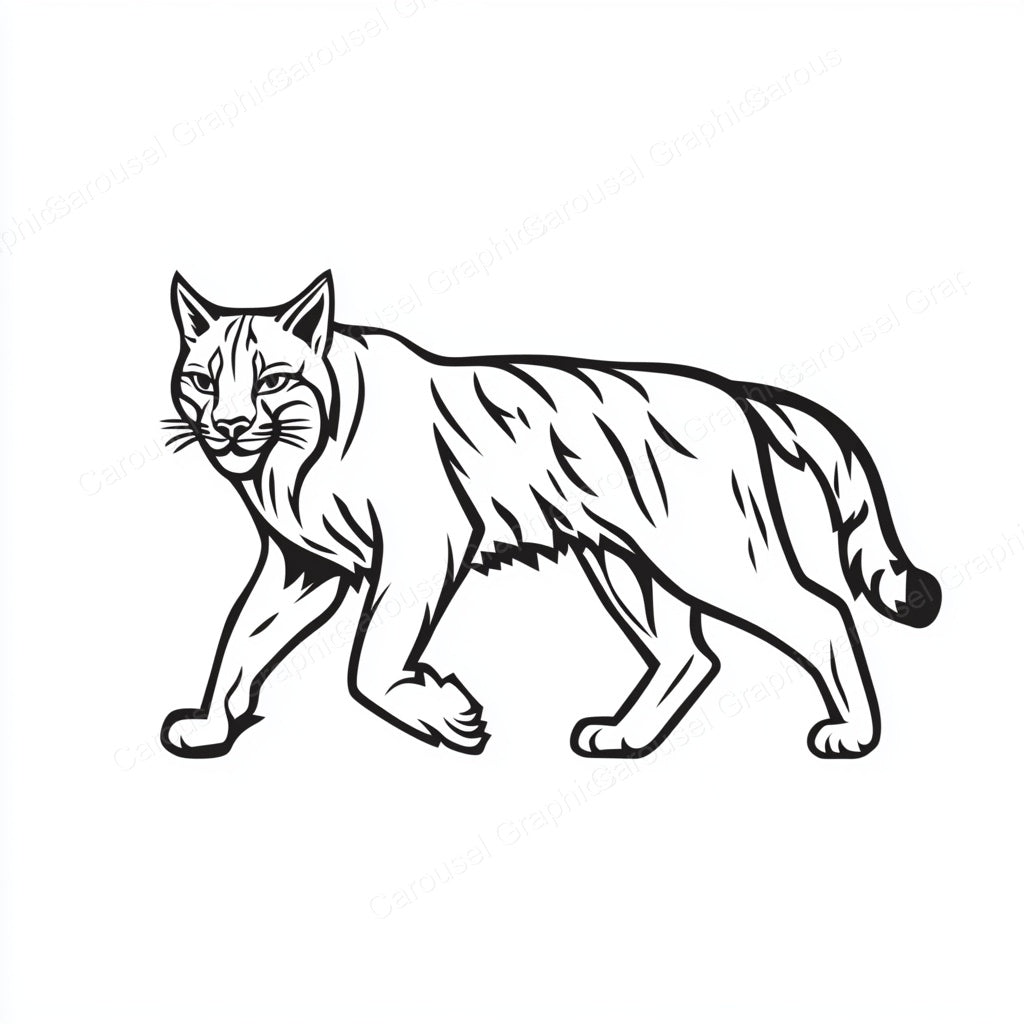 Bobcat Vector Graphic preview