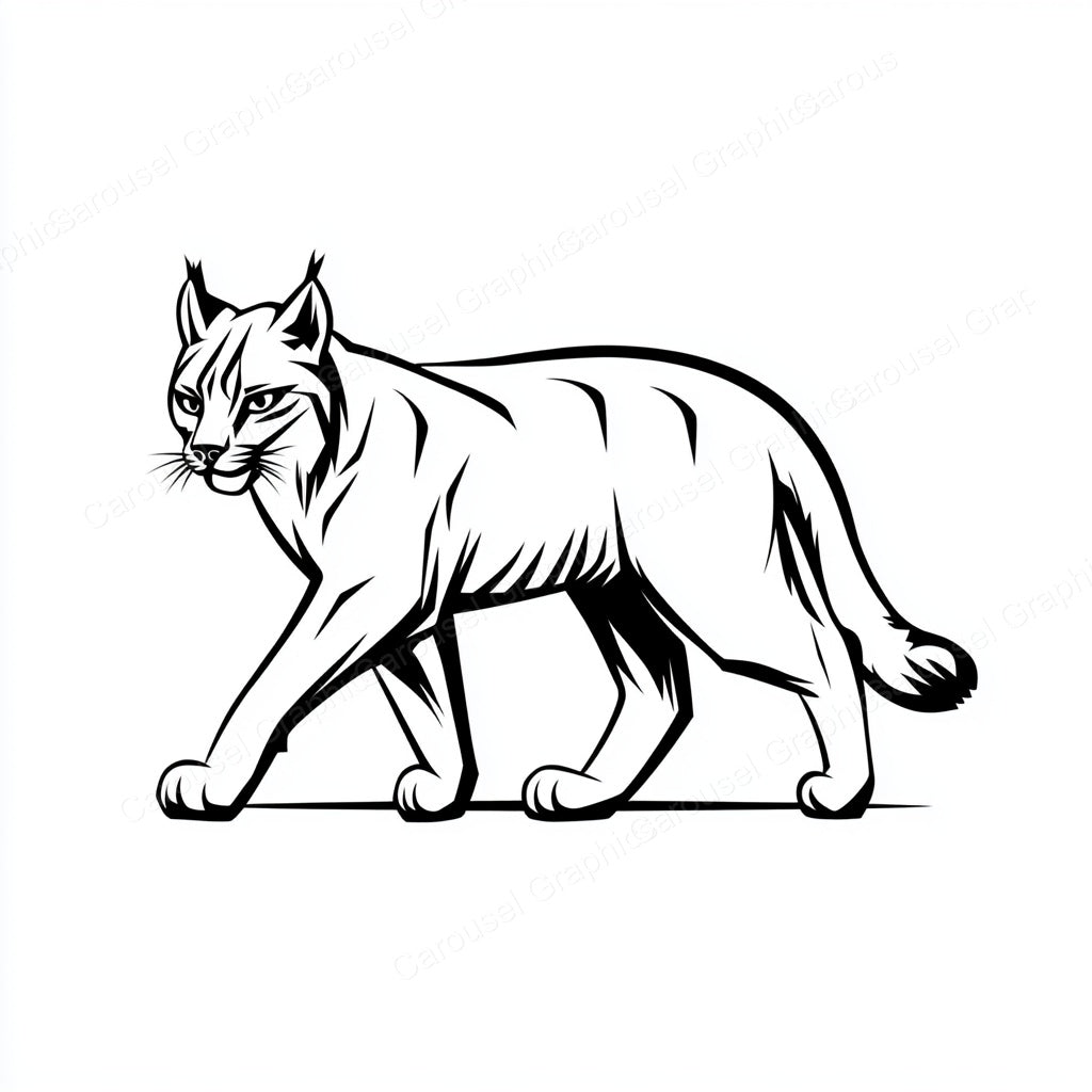 Bobcat Vector Graphic preview
