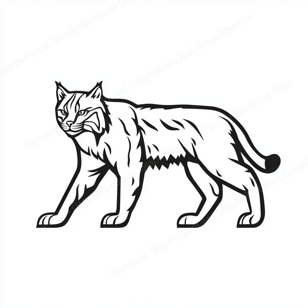 Bobcat Vector Graphic preview