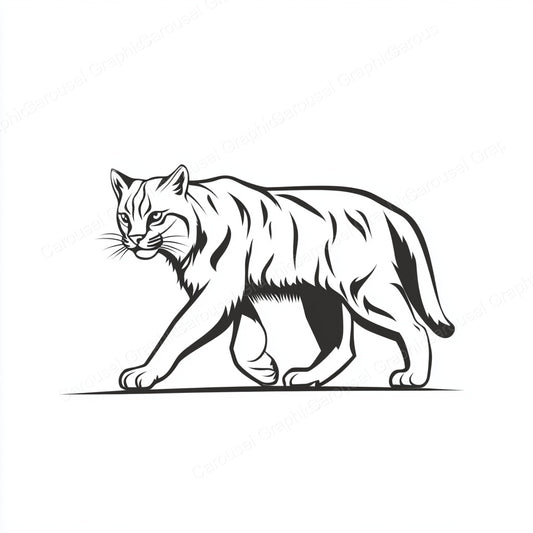 Bobcat Vector Graphic preview