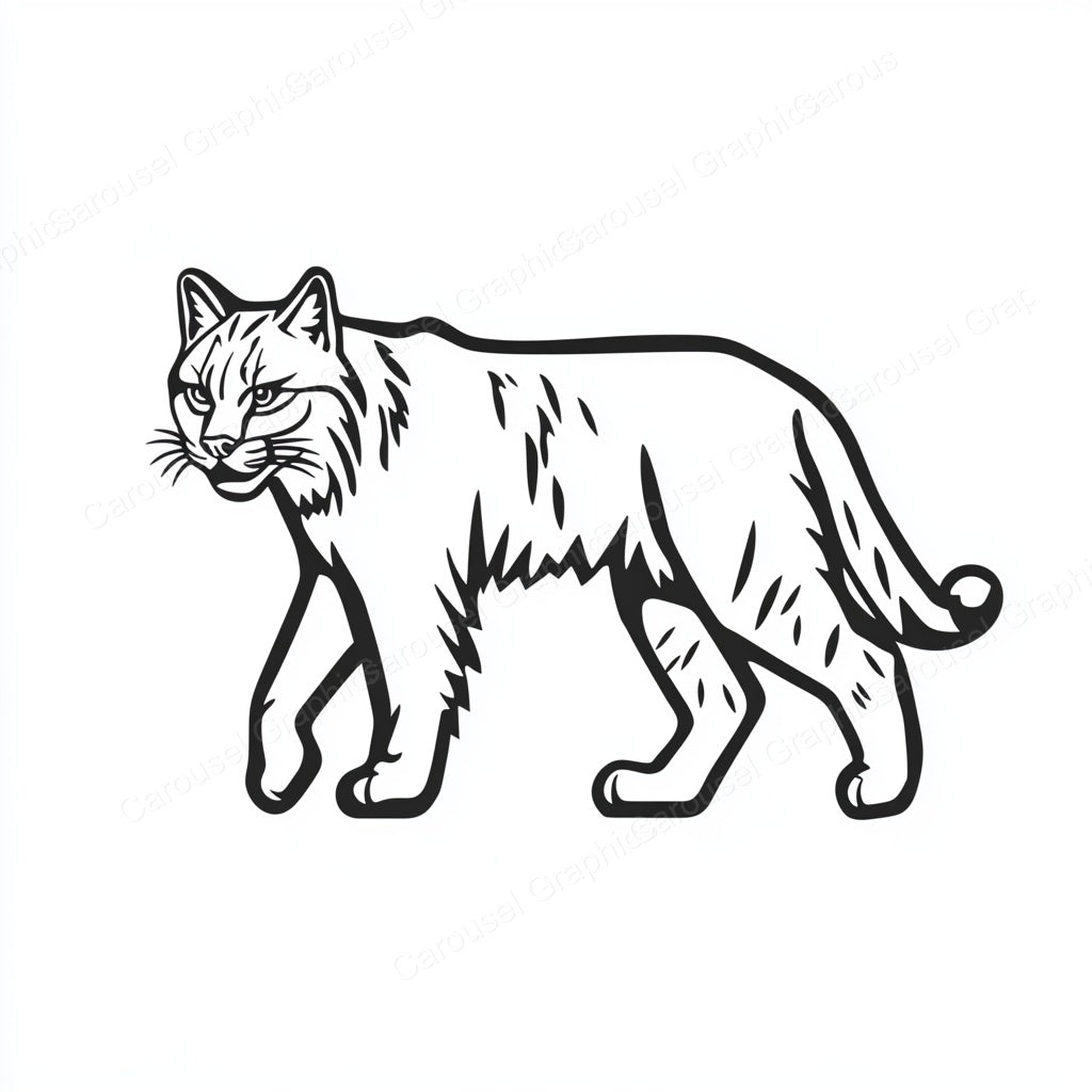 Bobcat Vector Graphic preview