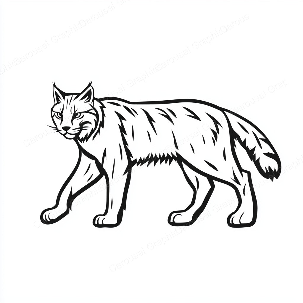 Bobcat Vector Graphic preview